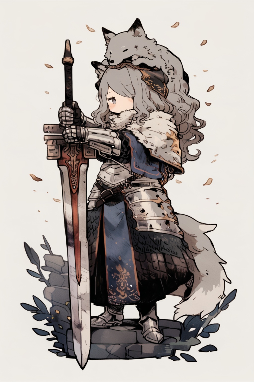 kawaii knight,  1girl,  weapon by SuiginToxic on Tensor.Art