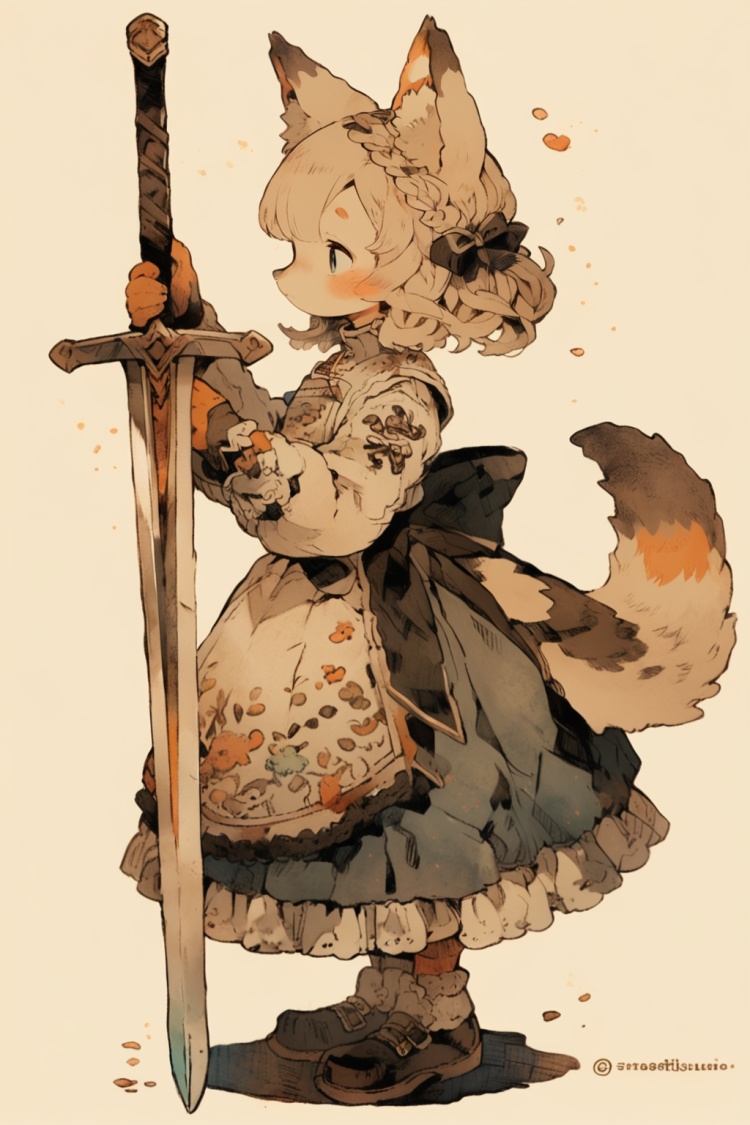 Kawaii Knight XL by SuiginToxic on Tensor.Art