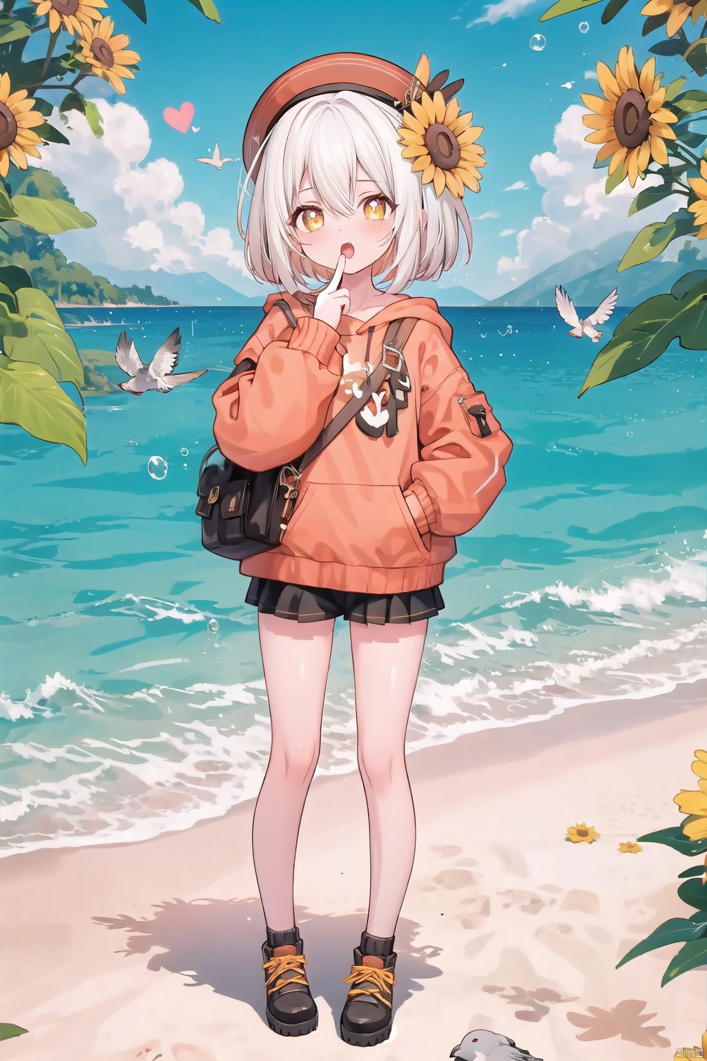 1girl,  solo,  short hair on Tensor.Art