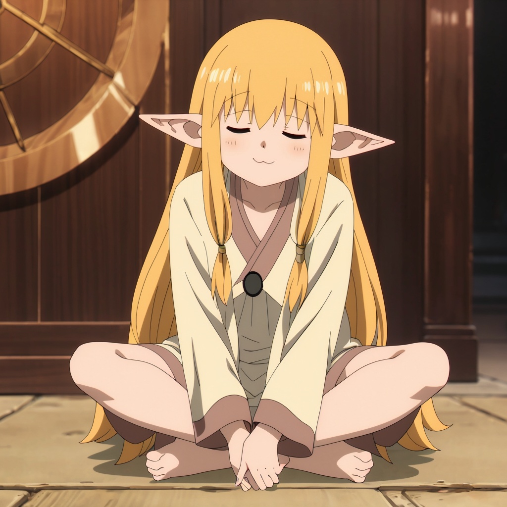 iyagao,  closed eyes,  =_= on Tensor.Art