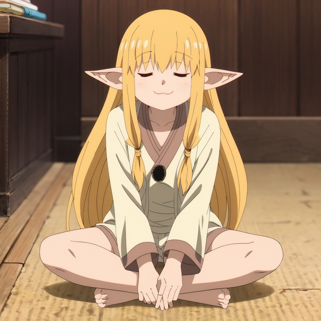 iyagao,  closed eyes,  =_= on Tensor.Art