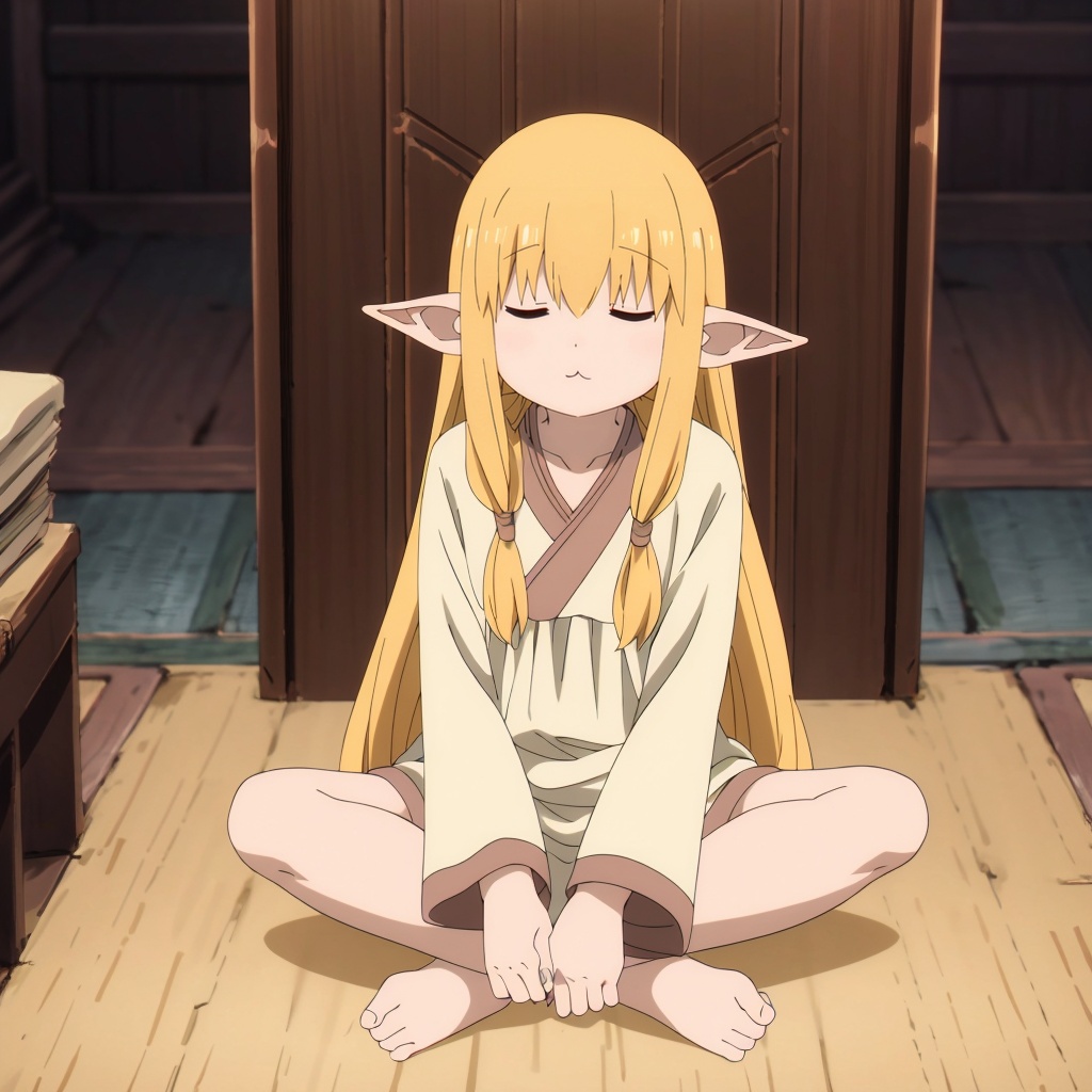 iyagao,  closed eyes,  =_= on Tensor.Art