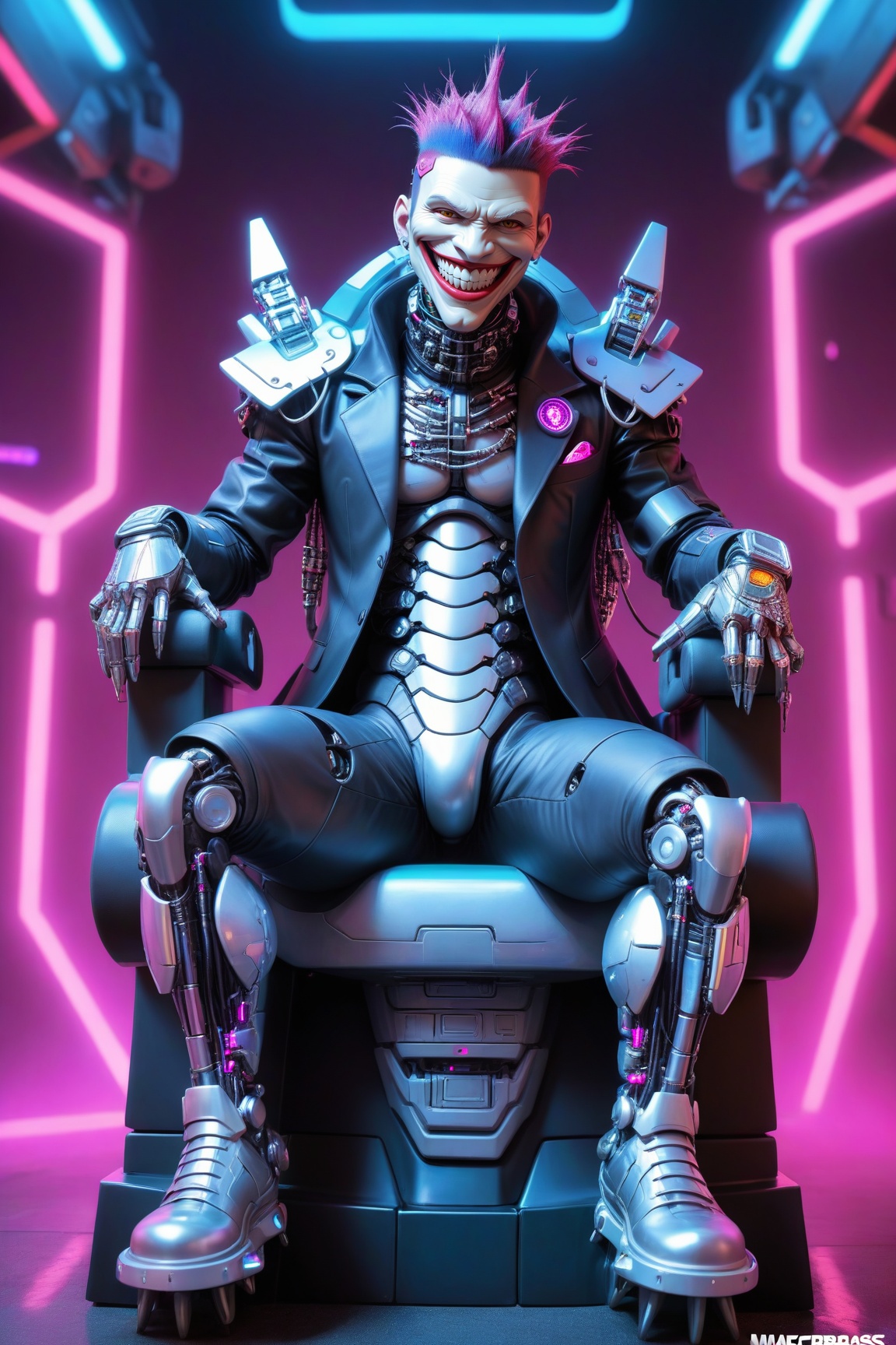 Hiro Crazy Dimension,  a crazy man,  smile creepy on Tensor.Art