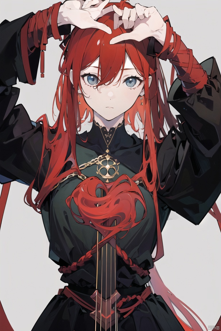 (masterpiece, best quality, highres:1.3), (1girl:1.3), ((solo)), stringed doll, strings attached to limbs, perfect hands