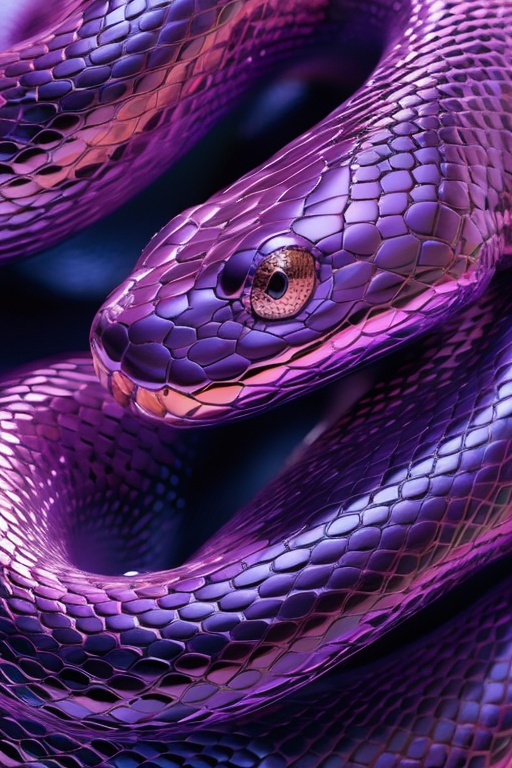 snake's head,close-up,eye,best quality,masterpiece,Purple scale  <lora:Purple scale_20240103011934:0.8>