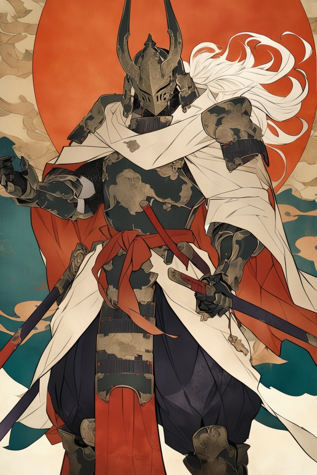 kabuki,  knight,  armor by SuiginToxic on Tensor.Art