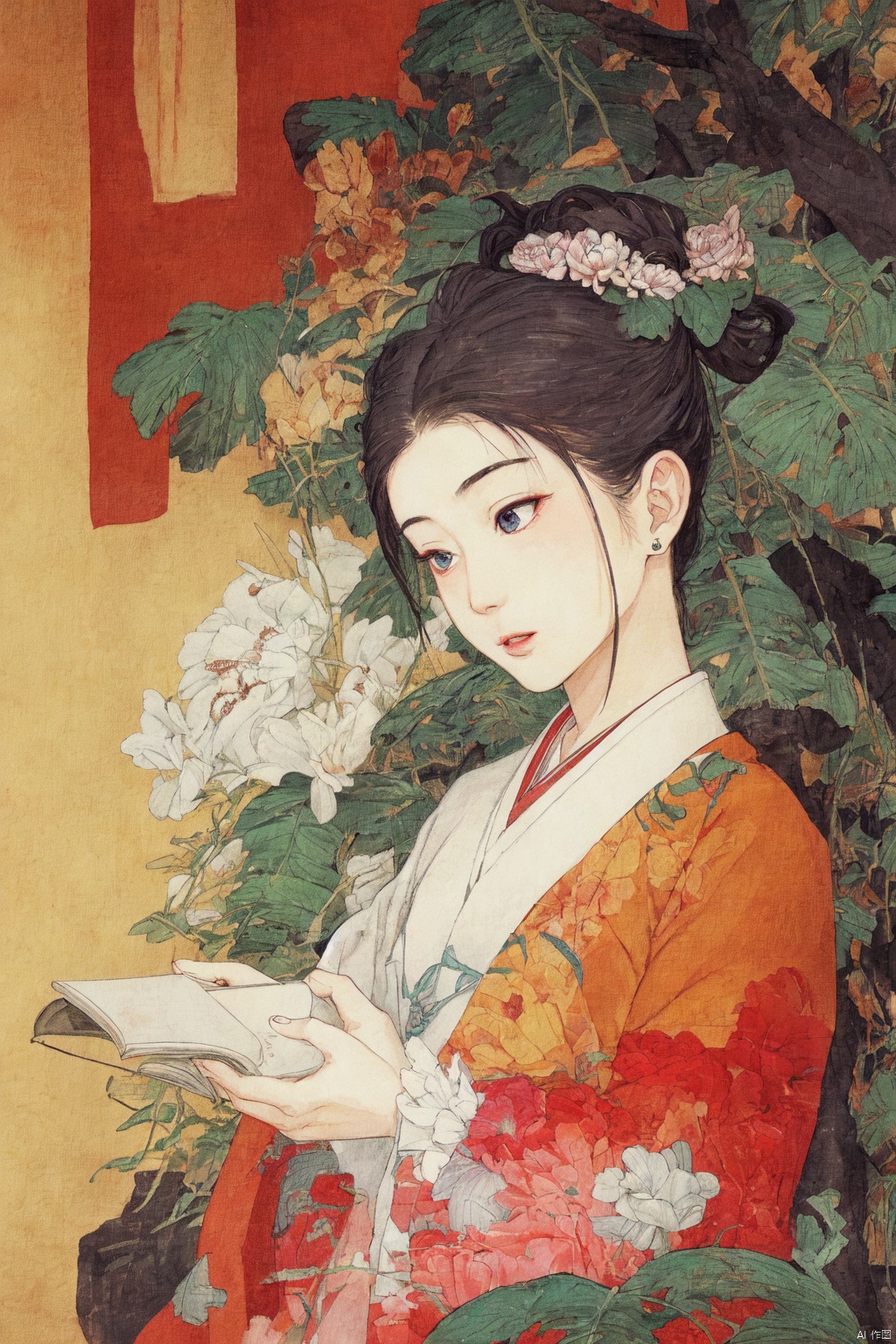 镜头质量：Bestquality,8k,(((masterpiece))),((bestquality)),
镜头位置：
人物：
环境背景：
图像风格：
提示词：, , wdw_claborate-style painting