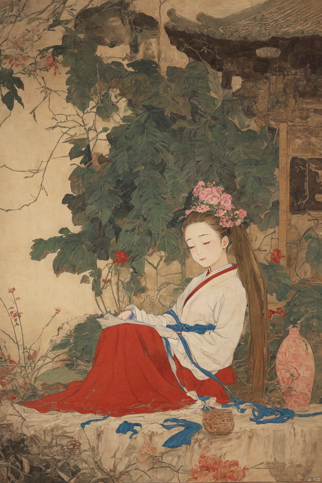 镜头质量：Bestquality,8k,(((masterpiece))),((bestquality)),
镜头位置：
人物：
环境背景：
图像风格：
提示词：, , wdw_claborate-style painting
