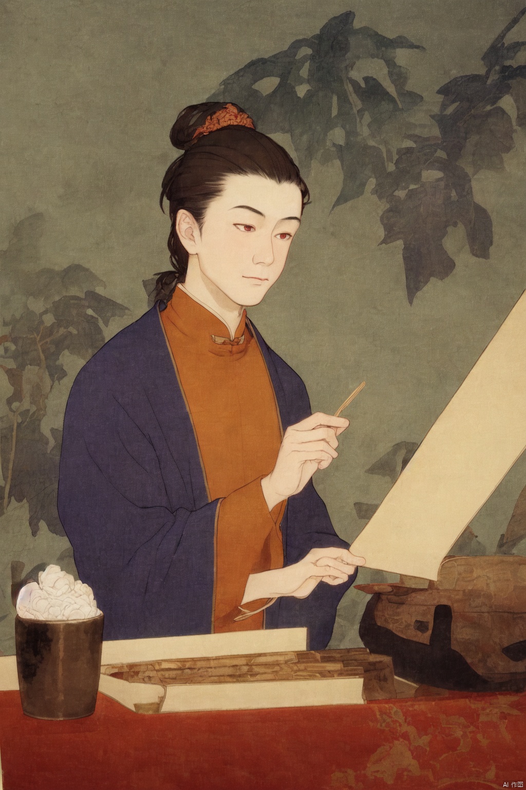镜头质量：Bestquality,8k,(((masterpiece))),((bestquality)),
镜头位置：
人物：
环境背景：
图像风格：
提示词：, , wdw_claborate-style painting
