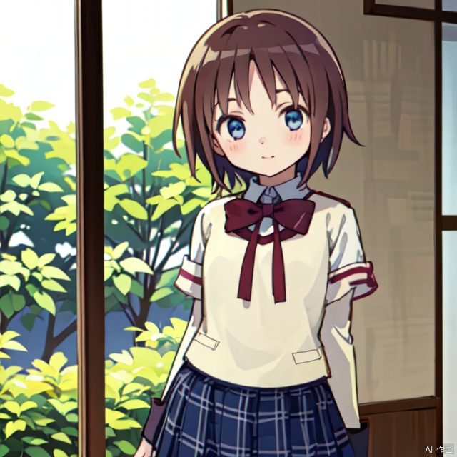  1girl, miki_sayaka, mitakihara_school_uniform, solo,,<lora:660447313082219790:1.0>