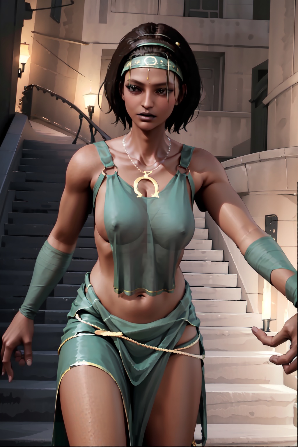 1girl,  solo,  short hair on Tensor.Art