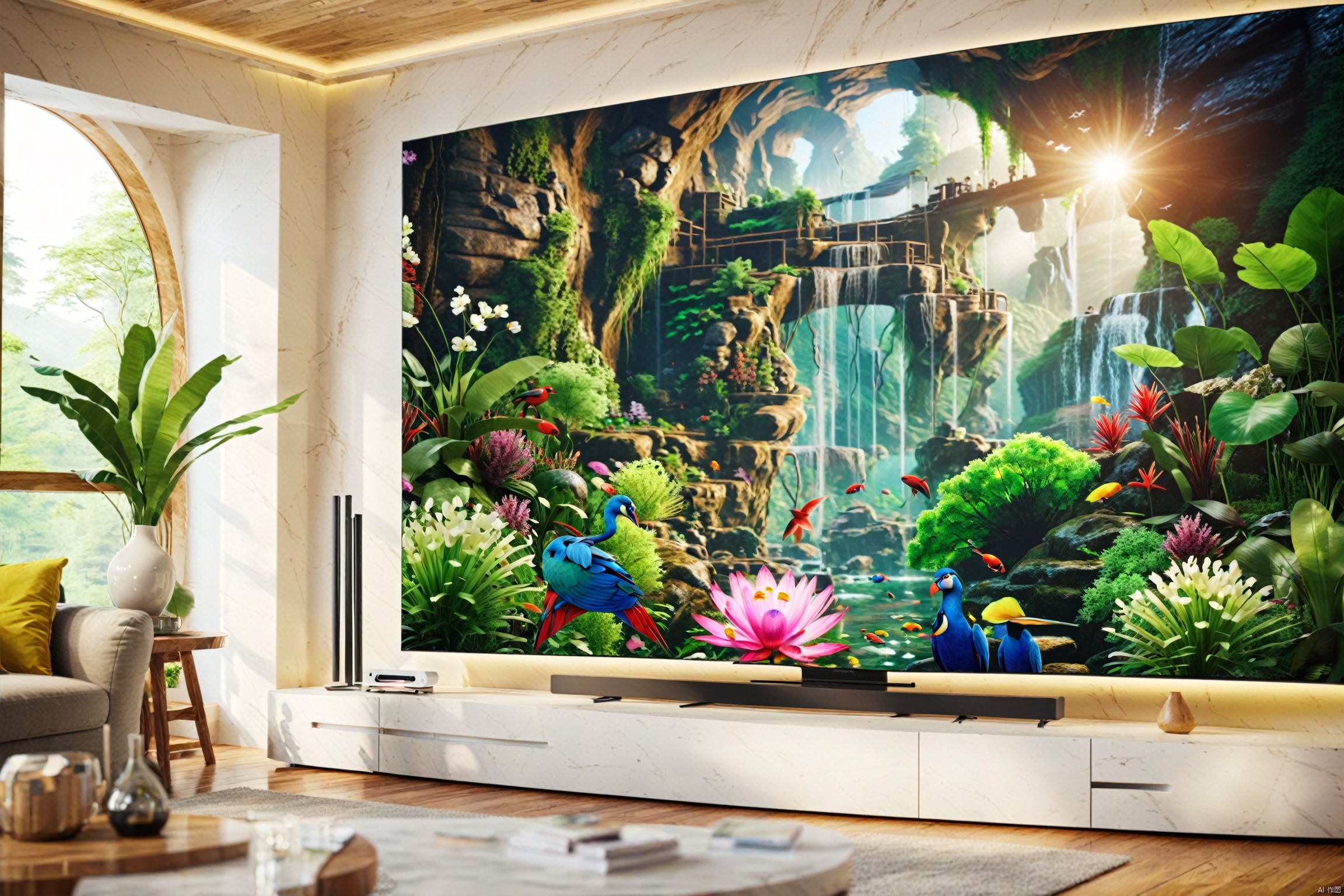 Bestquality,8k,(((masterpiece))),((bestquality)),
, Nature's home_indoor
