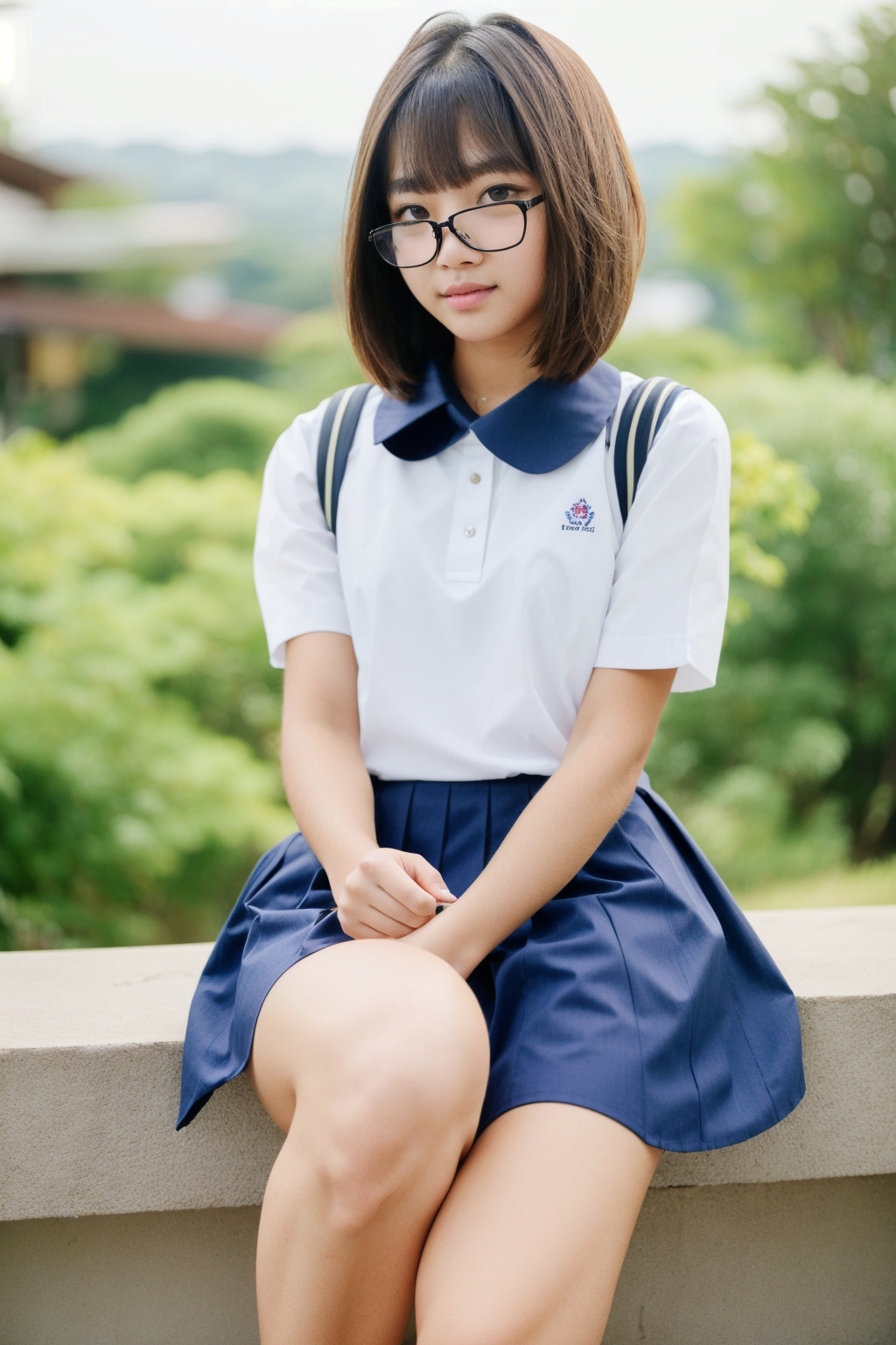 1girl,  Thailand model,  glasses on Tensor.Art