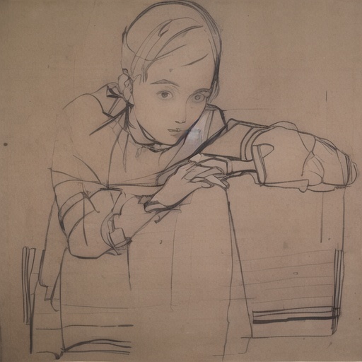 1girl,sketch,monochrome,solo,<lora:aki:1>,