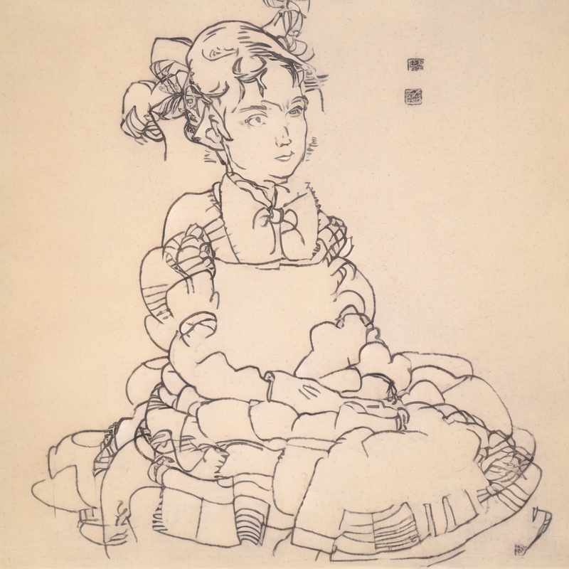 1girl,sketch,monochrome,solo,kurodani yamame,monochrome,bow,sitting,hair bow,sketch,seiza,dress,traditional media,<lora:aki:1.5>,