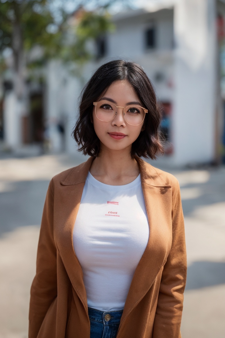 1woman,  realistic photo of a 30 years old indonesian, on Tensor.Art