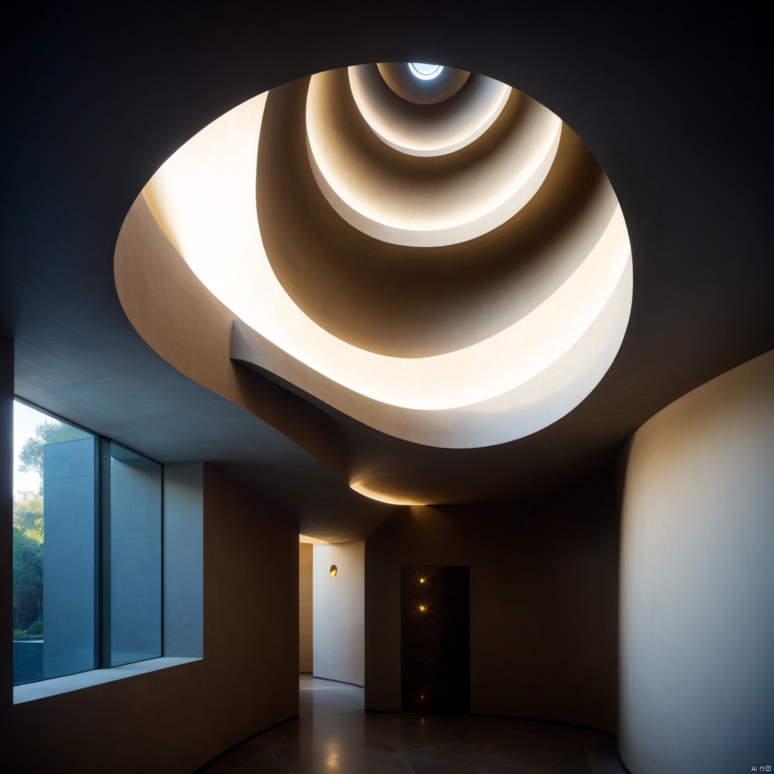 Highly detailed,Professional,(masterpiece),best quality,ultra highres,((best quality)),((masterpiece)),(detailed),(realistic:1.1),(unique perspective:1.3),(interior photography:1.2),(Romanesque architecture:1.3),(upward gaze:1.2),(Möbius style:1.4),(sunlit illumination:1.3),(Diderot effect:1.2),(architectural marvel:1.3),(architectural enchantment:1.2),(Möbius magic:1.3),(stunning spatial composition:1.4),(dramatic lighting effects:1.3),(perspective manipulation:1.2),(architectural spectacle:1.2),(historic grandeur:1.2),(interior elegance:1.2),(architectural expression:1.3),(architectural innovation:1.2),(space perception:1.2),(lightplay:1.2),(architectural drama:1.3),(ambient glow:1.2),(captivating experiences:1.2),(immersive art:1.1),(architectural journey:1.2),(sunlit radiance:1.3),(architectural wonderment:1.2),(distinctive spatial arrangement:1.3),(architectural finesse:1.2),(illuminating architecture:1.2),(historic elegance:1.2),(worm's eye view:1.4