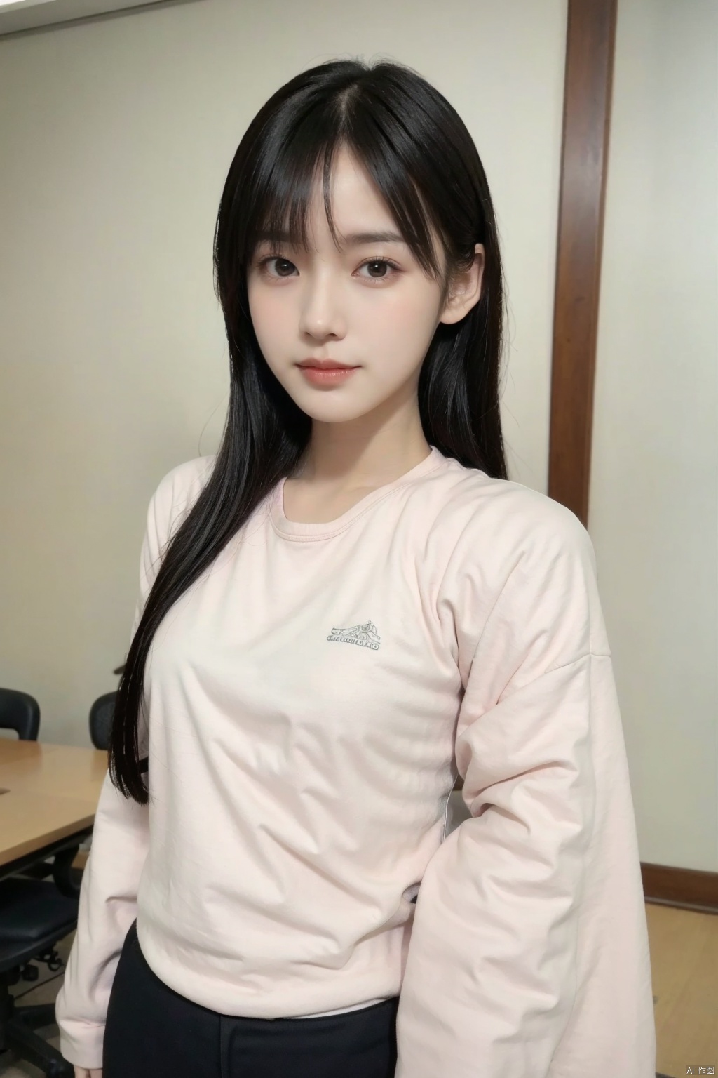  1girl,8k,,upper_body,
office,