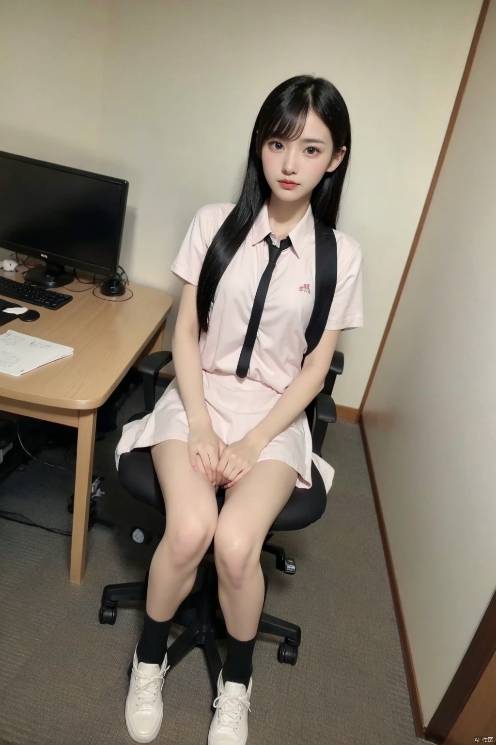  1girl,8k,,,long legs, ,Monitoring Room,
,sexfriend, office uniform,,
,short skirt,
full_body,dutch angle,
fucked,naked,nudity,censoring,
,,,powerless,serving,budew