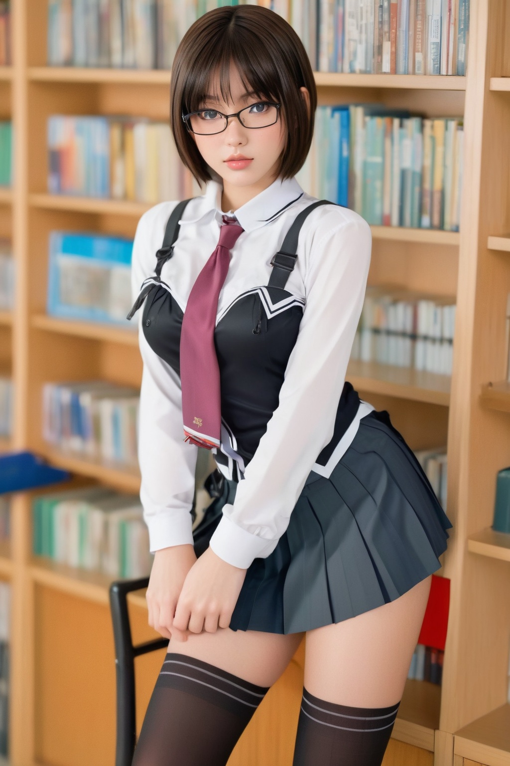1girl,  Thailand model,  glasses on Tensor.Art
