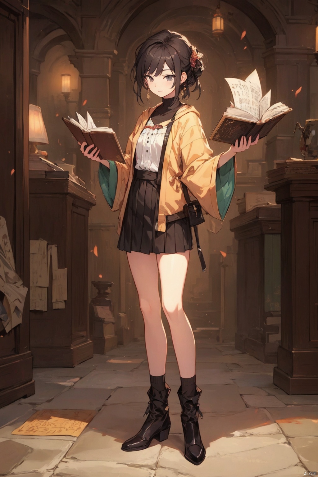 镜头质量：Bestquality,8k,(((masterpiece))),((bestquality)),
镜头位置：(full_body:1.2),
人物：
环境背景：
图像风格：
提示词：, Scholar