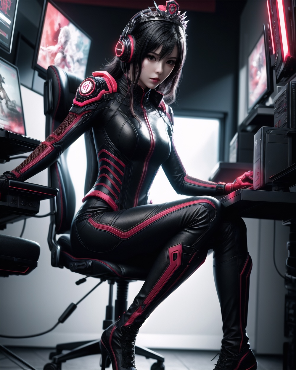 photohyperrealistic,  half_body,  side low angle shot on Tensor.Art