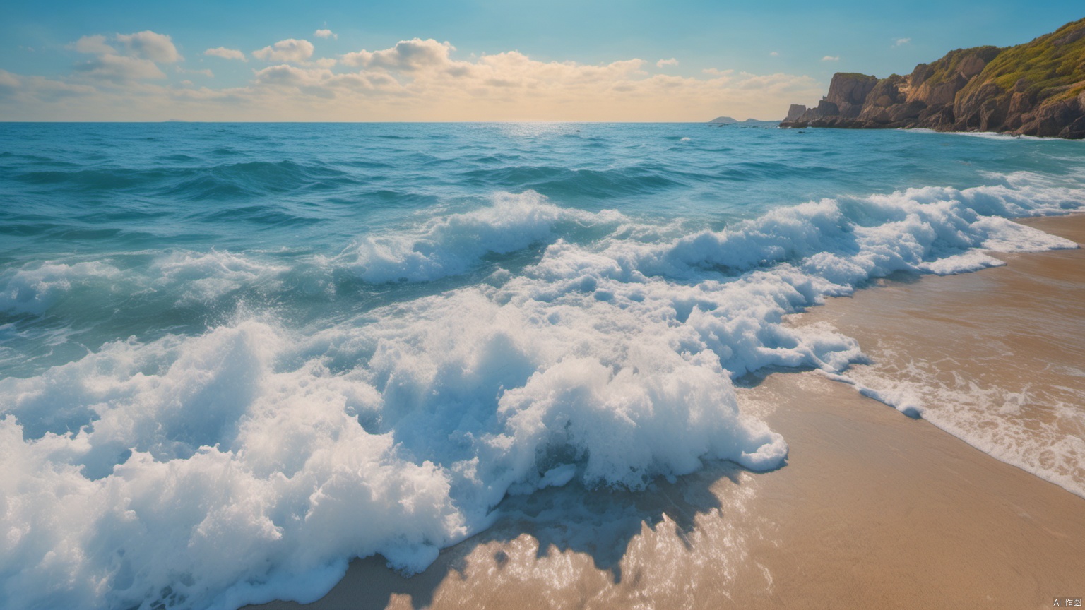 sea,  nature,  scenery on Tensor.Art