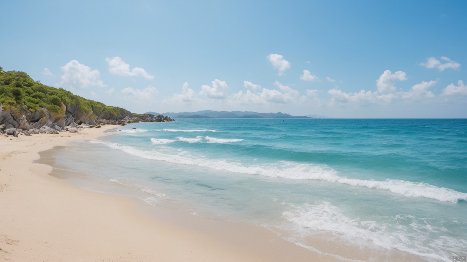 sea,  nature,  scenery on Tensor.Art