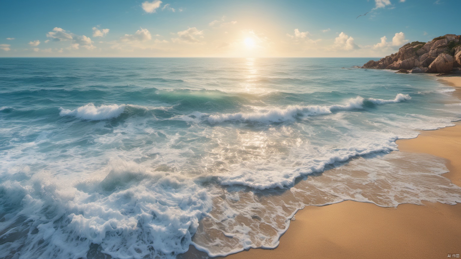 sea,  nature,  scenery on Tensor.Art