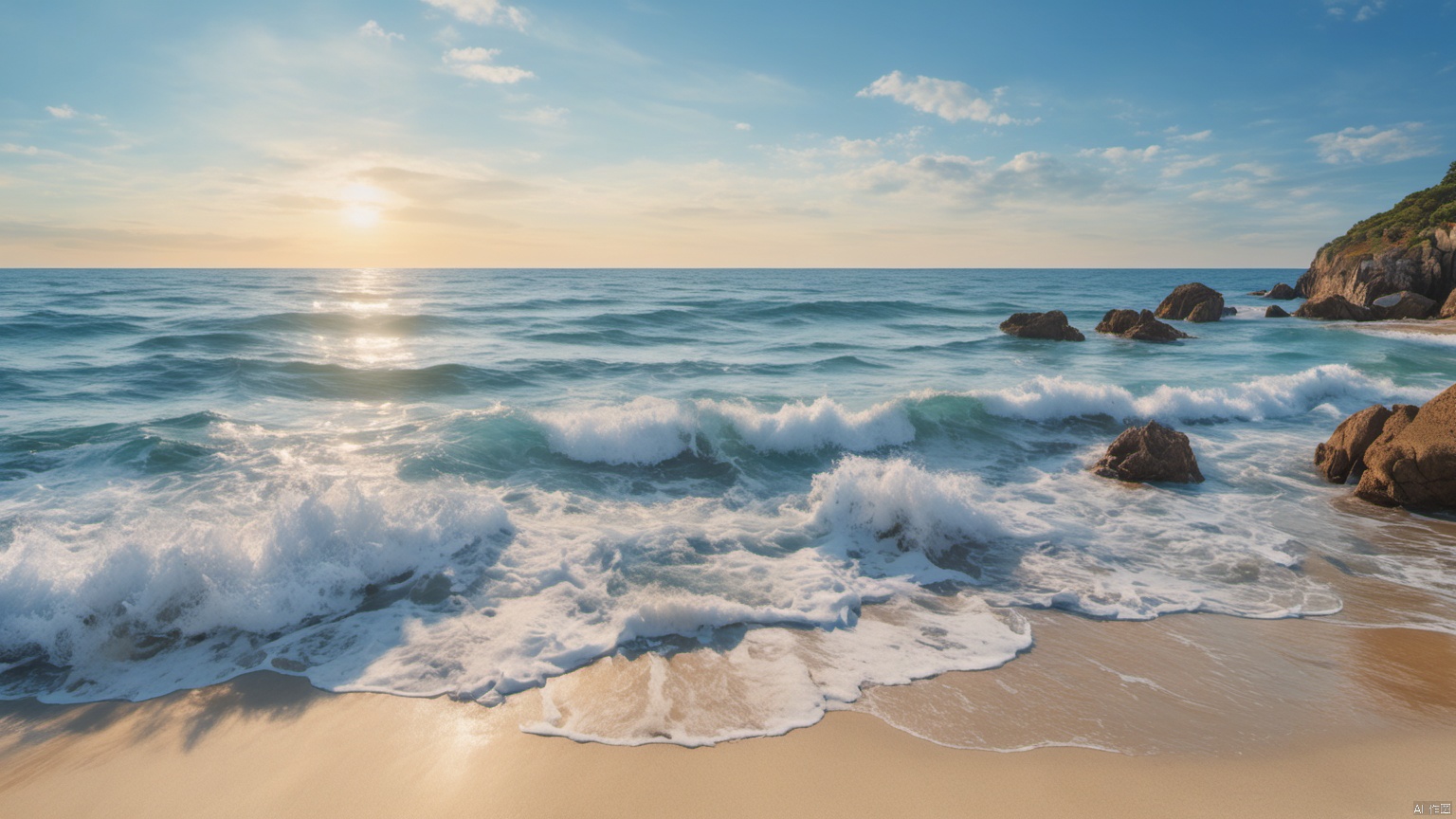 sea,  nature,  scenery on Tensor.Art