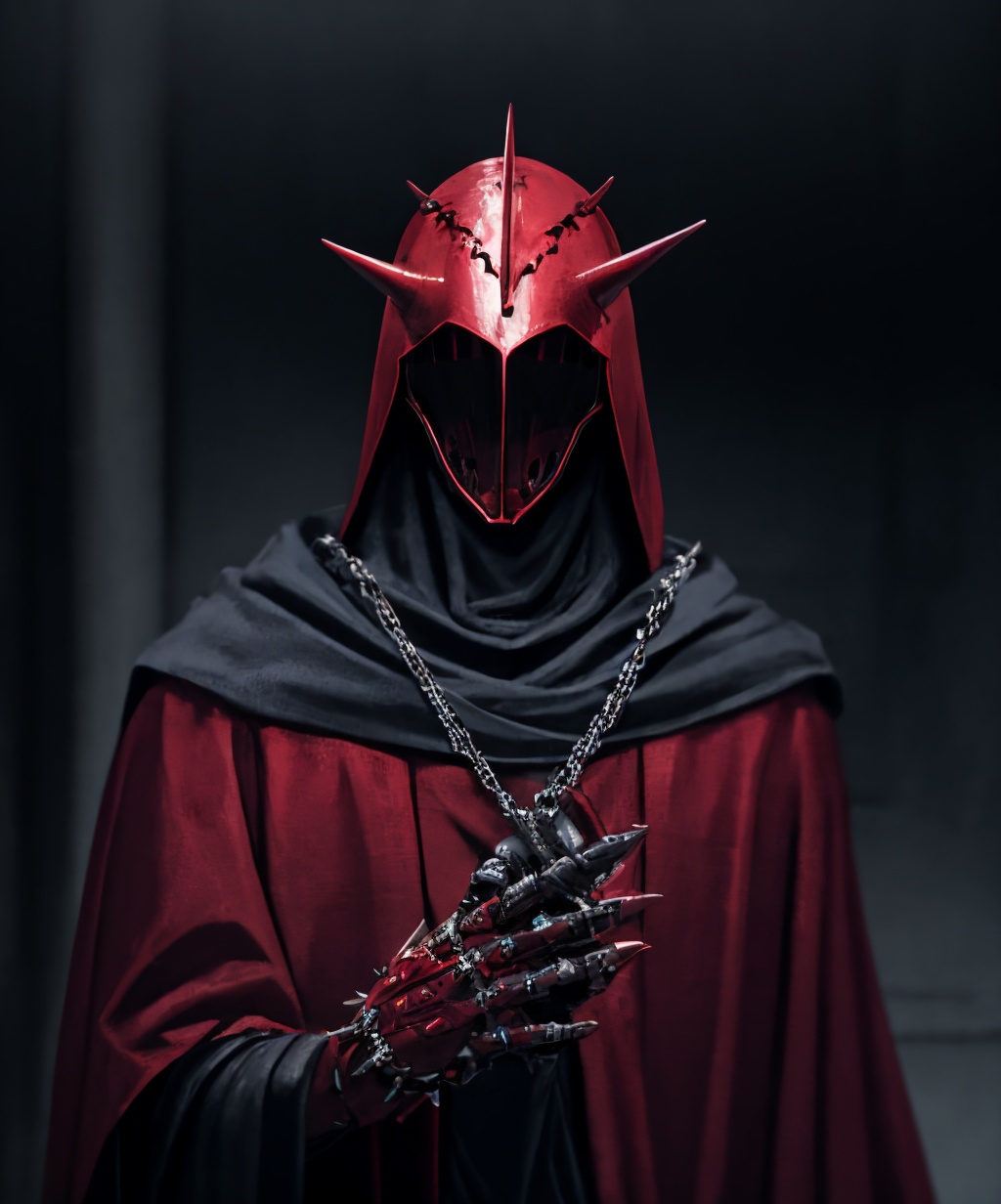 red theme,  dark theme,  1boy on Tensor.Art