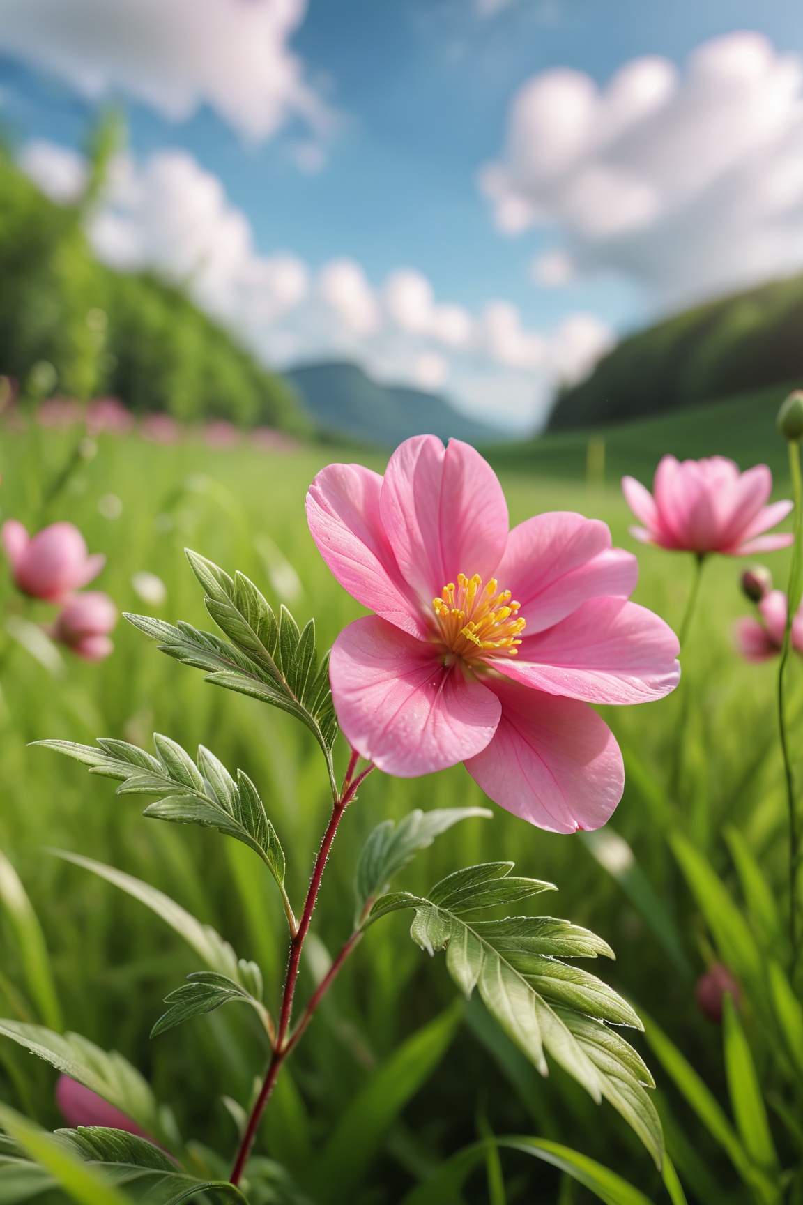 ultra-detailed,  flower,  outdoors on Tensor.Art
