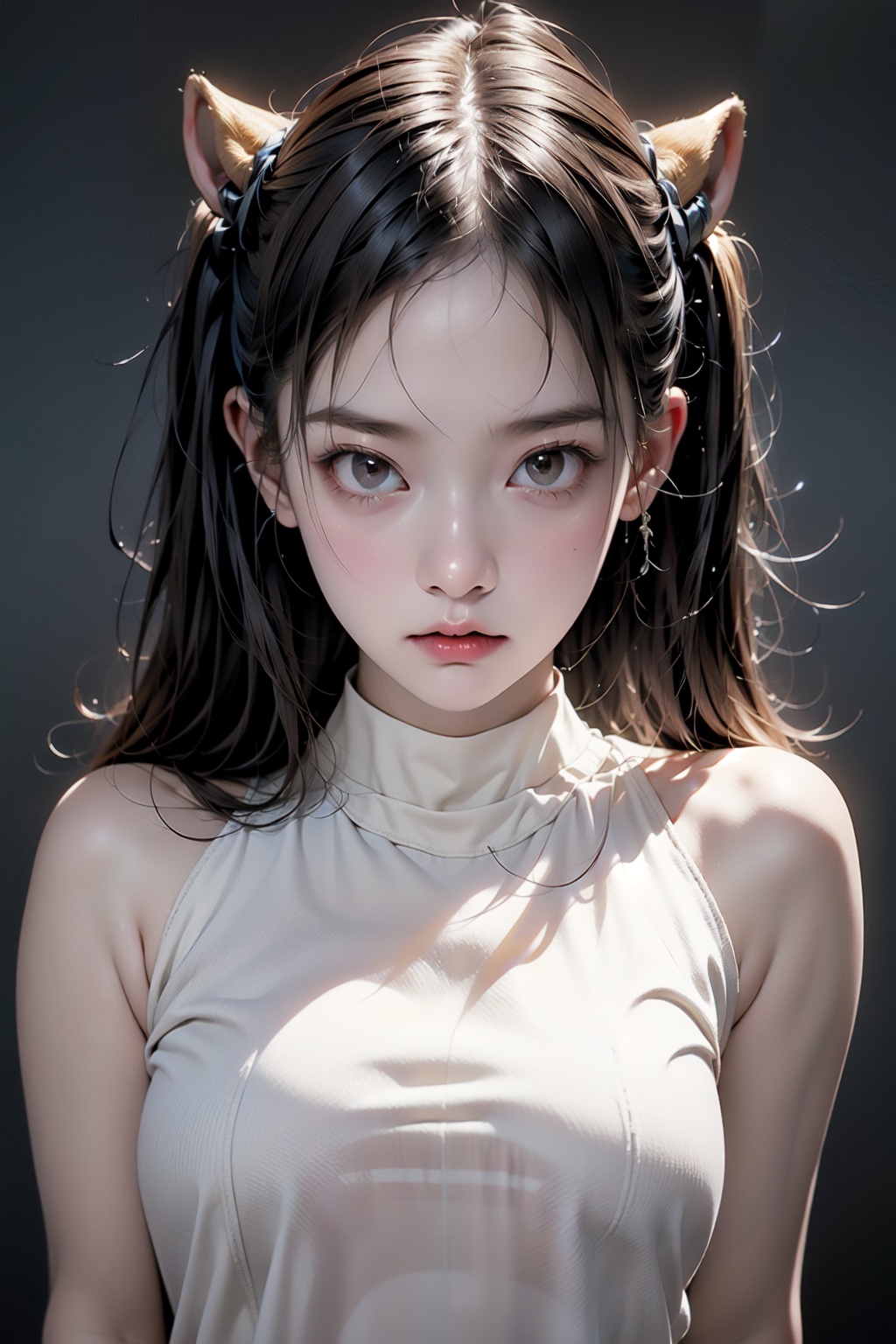evil girl,  kawaii face,  18yo on Tensor.Art