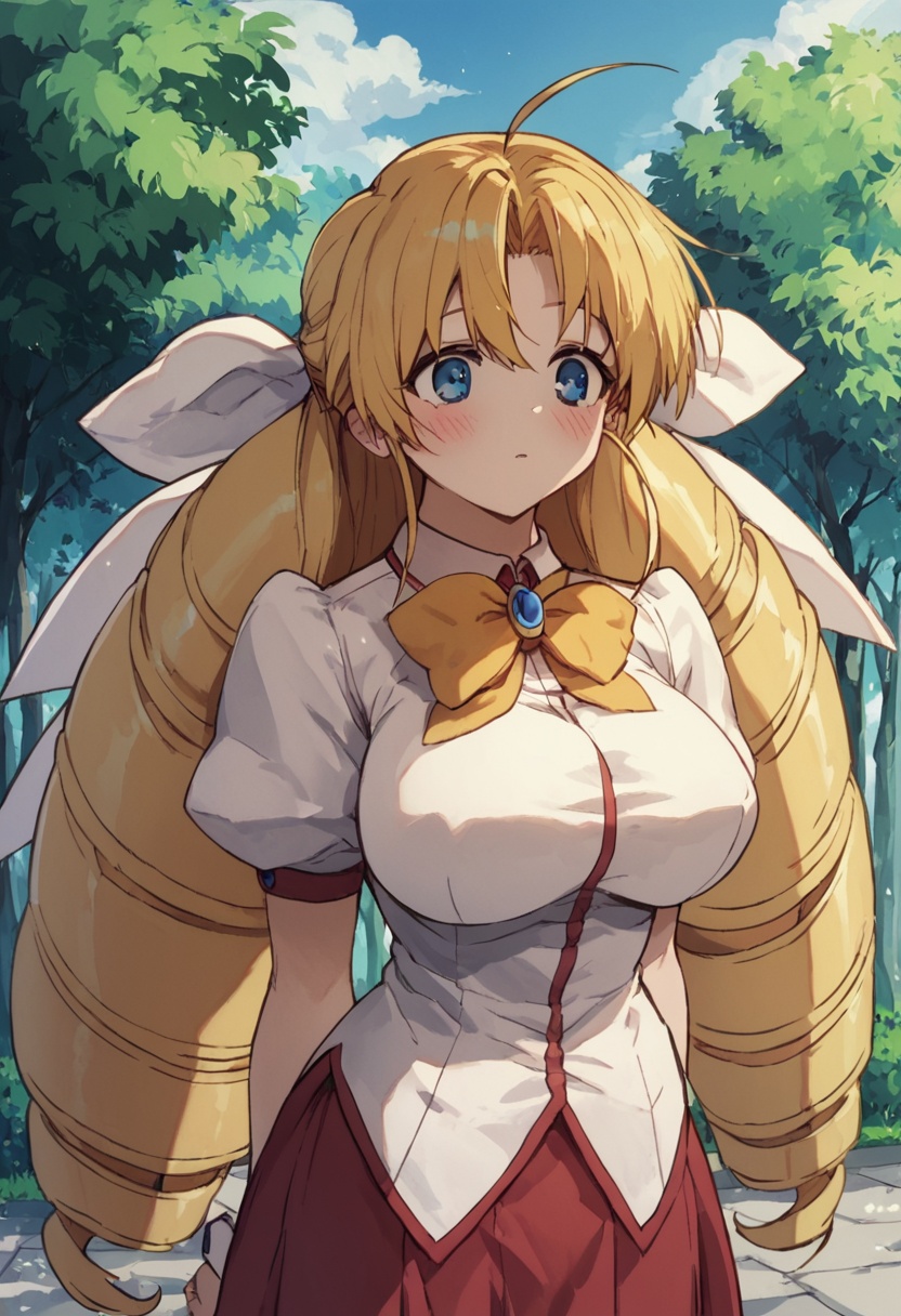 score_8_up,  1girl,  blonde hair on Tensor.Art