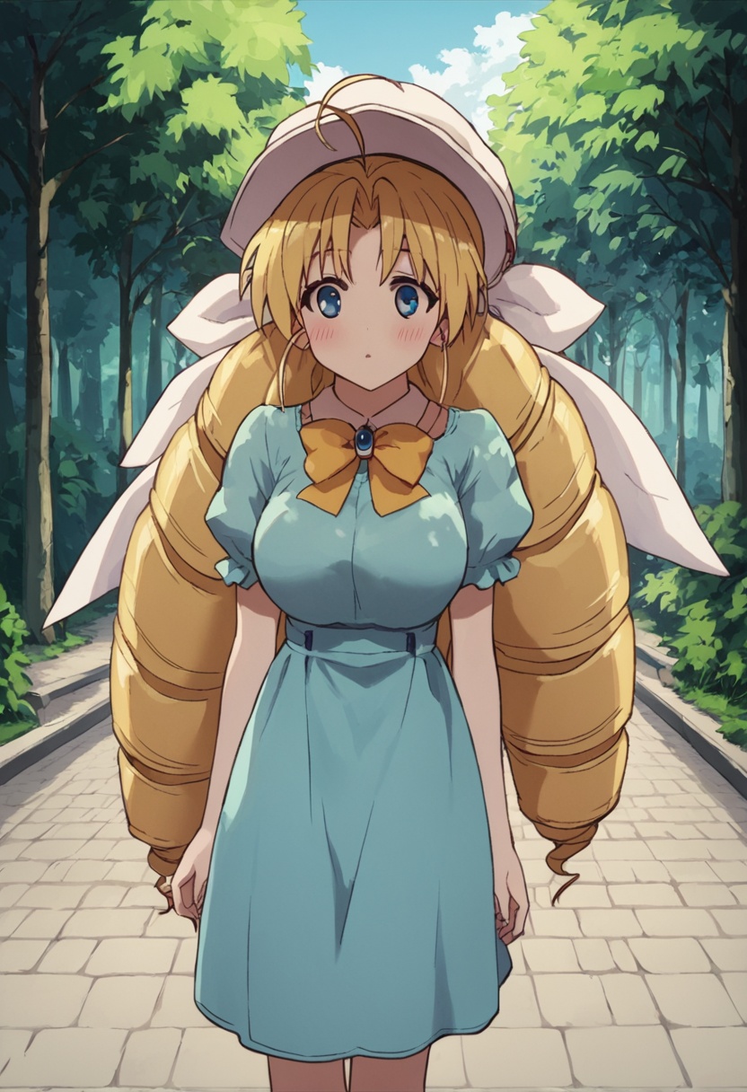 score_8_up,  1girl,  blonde hair on Tensor.Art