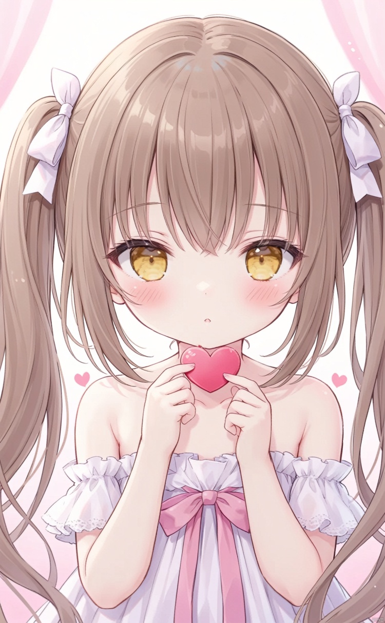 very long hair,twintails,loli,loli,loli,loli,loli,loli,loli,loli, ﻿grossissementdedeuxcentsoixantepourcent_portrait,grossissementdedeuxcentsoixantepourcent_portrait,grossissementdedeuxcentsoixantepourcent_portrait,grossissementdedeuxcentsoixantepourcent_portrait,grossissementdedeuxcentsoixantepourcent_portrait,grossissementdedeuxcentsoixantepourcent_portrait,grossissementdedeuxcentsoixantepourcent_portrait,grossissementdedeuxcentsoixantepourcent_portrait, 1girl, solo, ribbon, yellow_eyes, heart, blush, looking_at_viewer, brown_hair