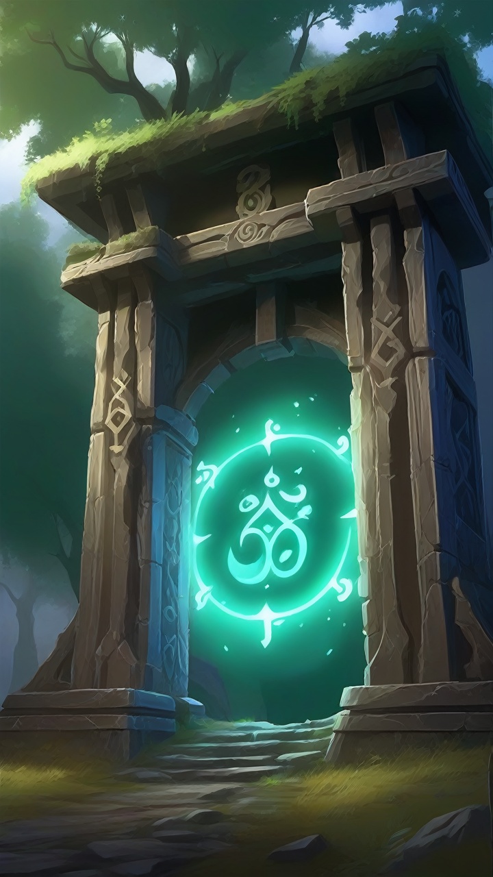 Ash,  (Apple Gate: 1.5),  luminous rune by 浪花鱼影 on Tensor.Art