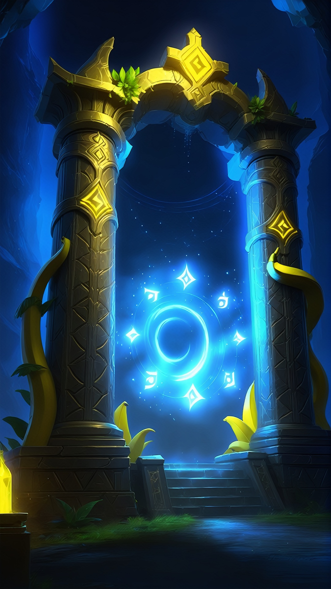 Ash,  (Banana Gate),  teleport magic fantasy by 浪花鱼影 on Tensor.Art