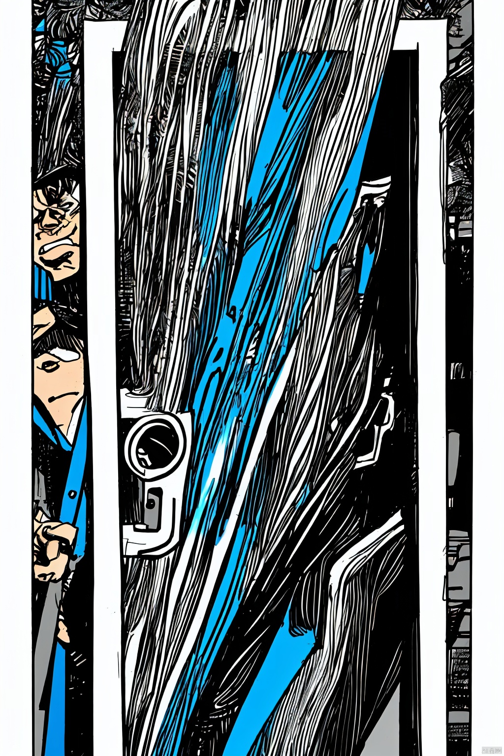 best quality,comic line style,ourdoors,