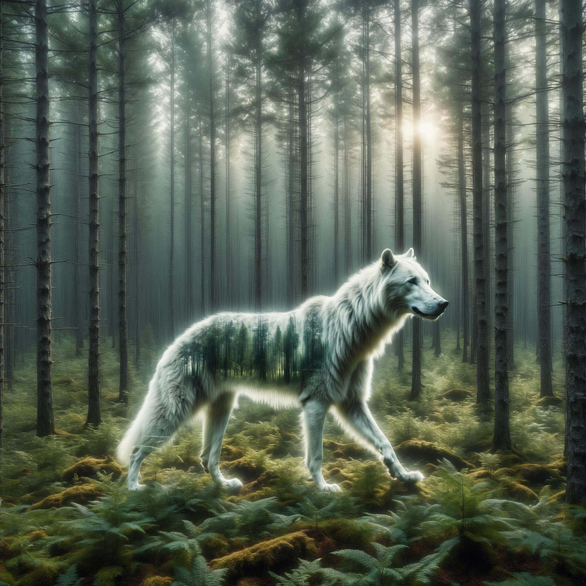 DonM3x71nc710nXL transparent fading,  dip,  boreal forest by DonMischo on Tensor.Art