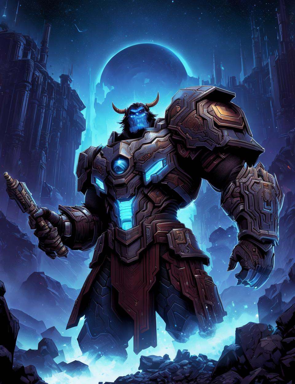 DonM0m3g4,  illustration,  male ogre kingdoms irongut by DonMischo on Tensor.Art