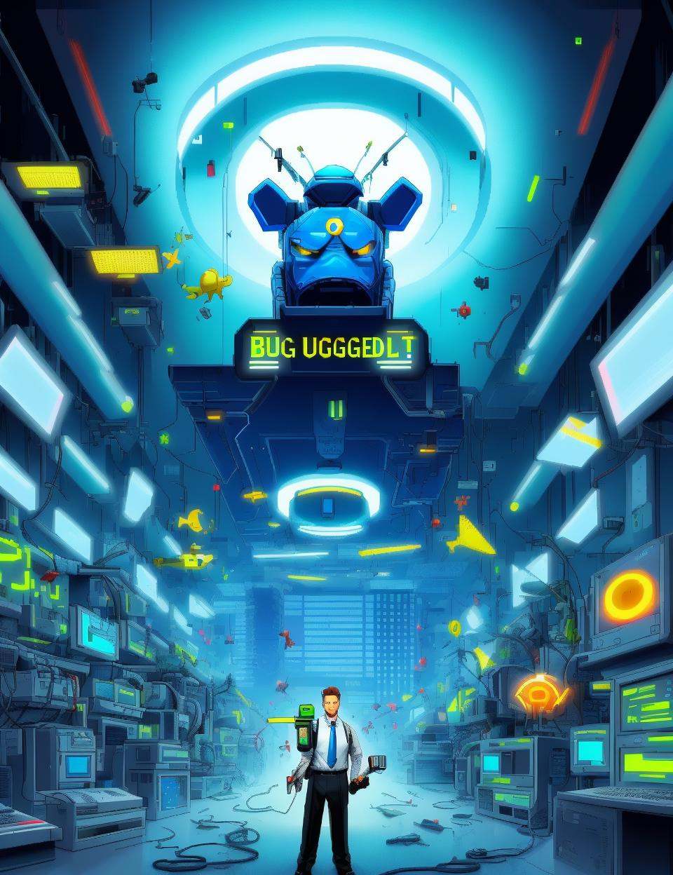 DonM8u663d,  text "BUGGED!",  male alpha centauri by DonMischo on Tensor.Art