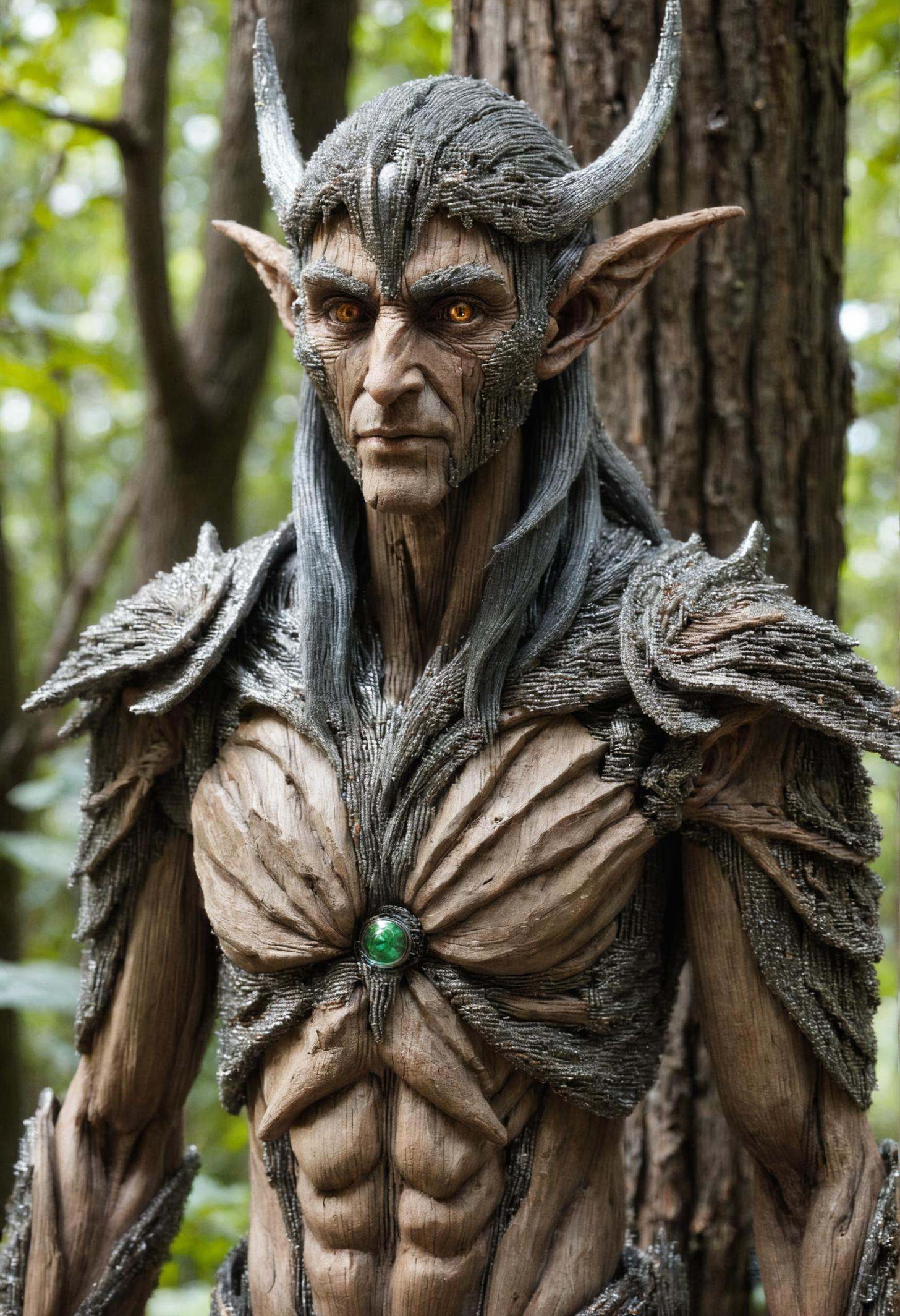 DonM1r0nF1l1ng5XL,  male wood elf waywatcher,  cybernetic rehabilitation therapist on Tensor.Art