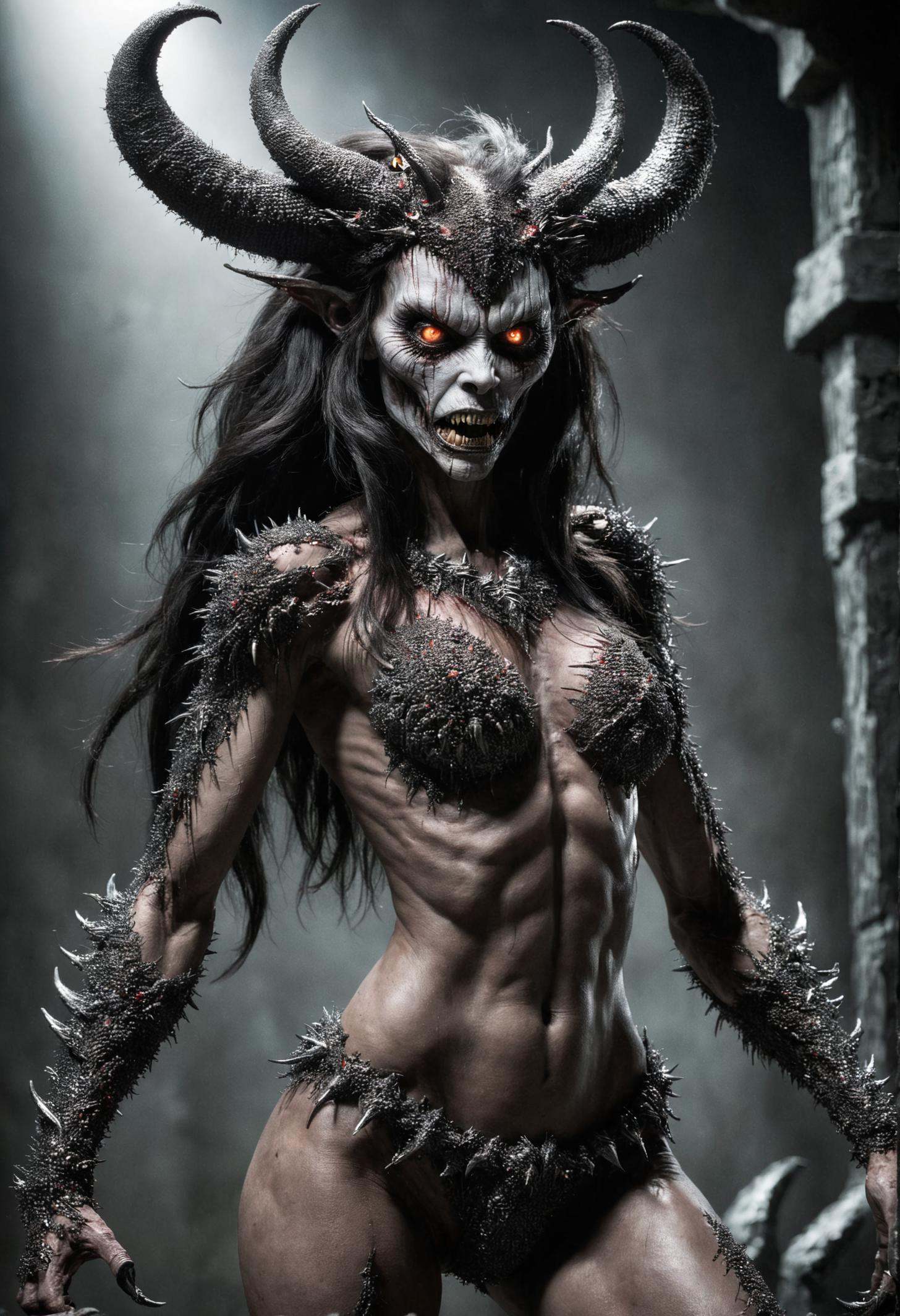 DonM1r0nF1l1ng5XL,  female aswang,  medium-sized humanoid on Tensor.Art