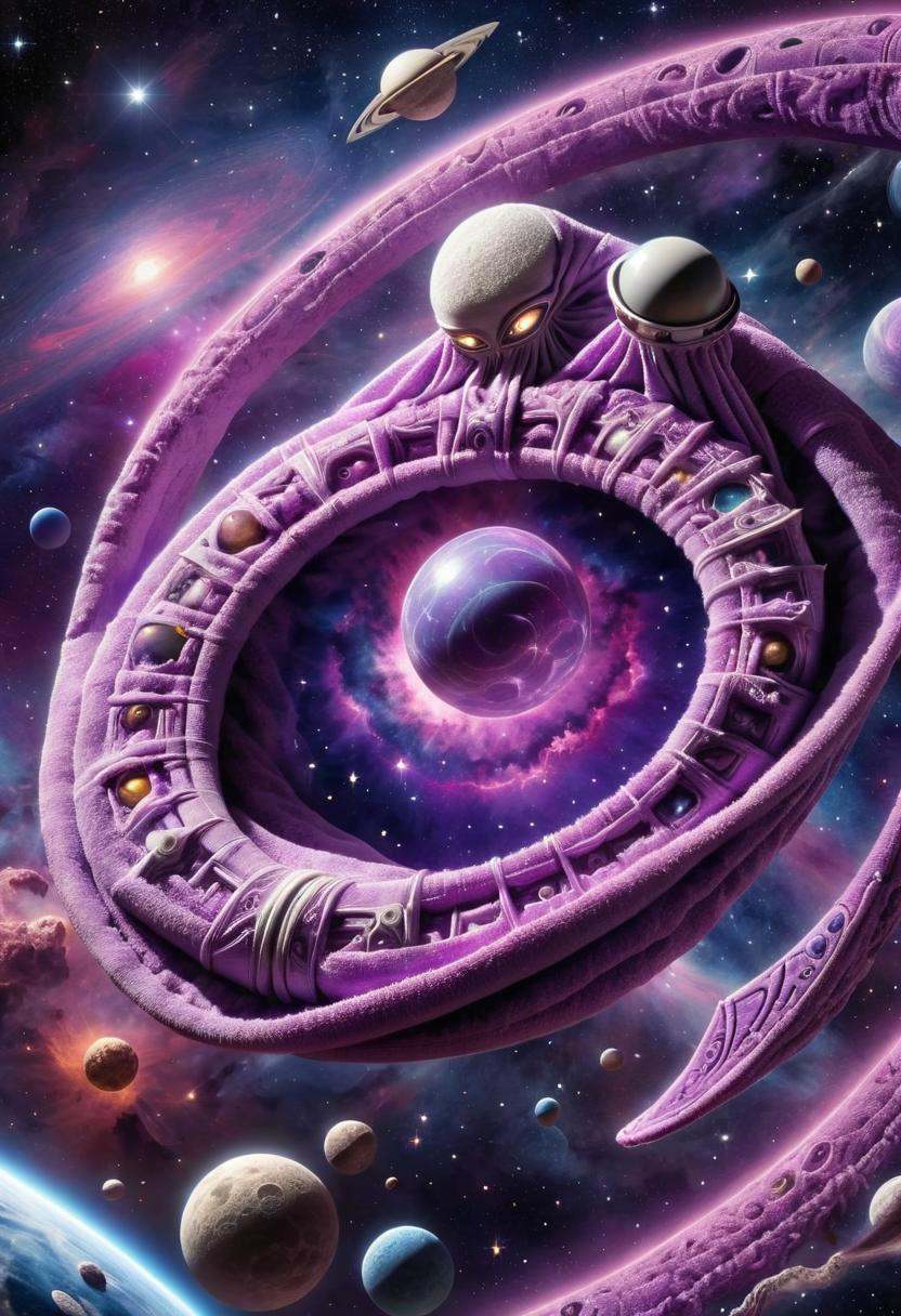 DonMT0w31XL towel,  celestial transit,  extraterrestrial by DonMischo on Tensor.Art