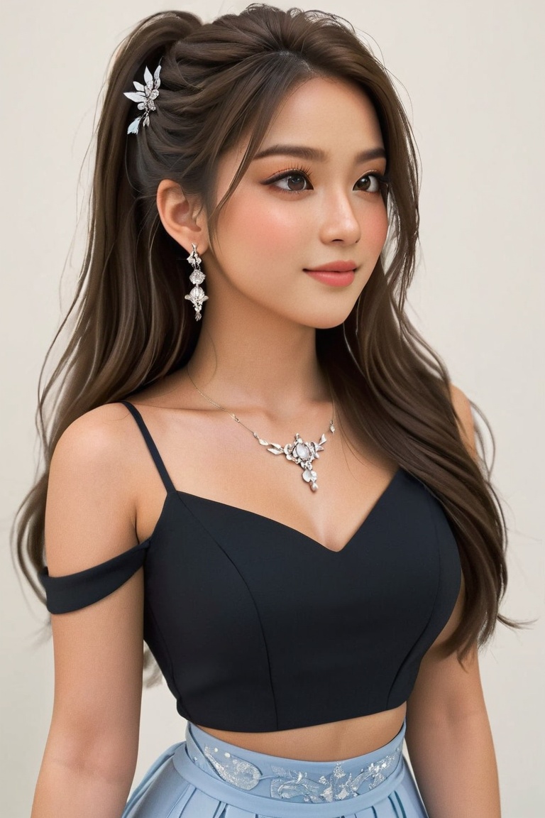 1girl,  solo,  long hair on Tensor.Art