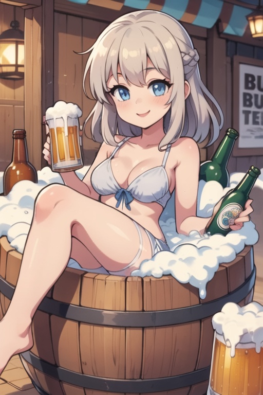 girl,  smile,  blue eyes by Oni Toki on Tensor.Art