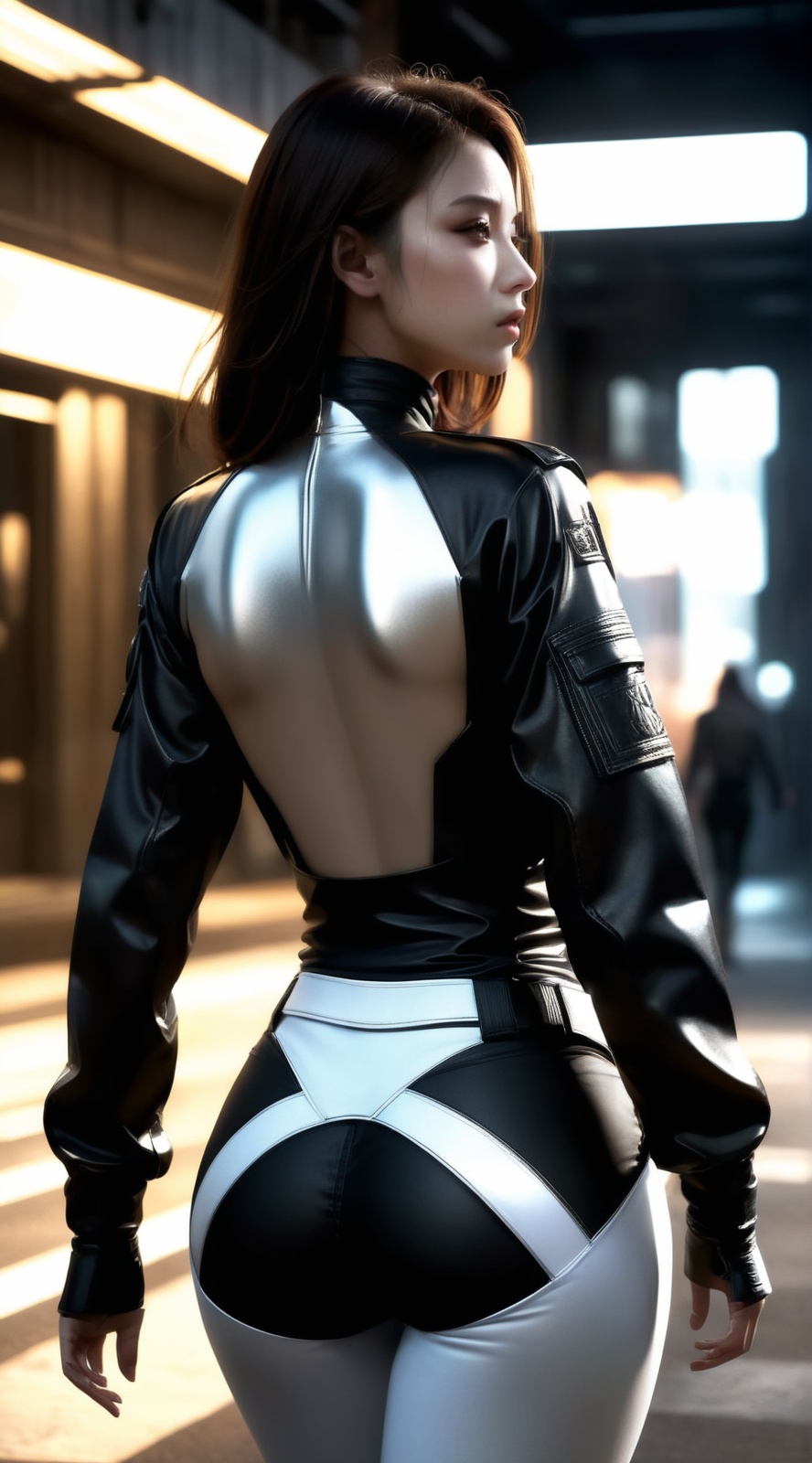 a girl,  [a white lighting translucent phantom made of smoke],  intricate design on Tensor.Art