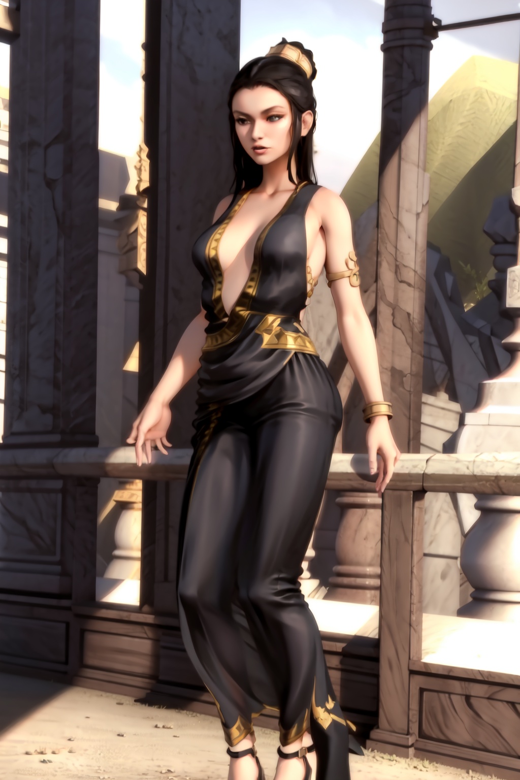 1girl,  standing,  full body pic on Tensor.Art