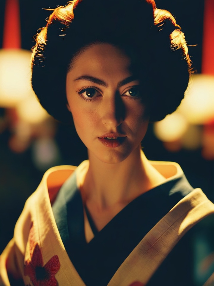 Boudoir Portrait Photo,  Geisha,  1954 on Tensor.Art